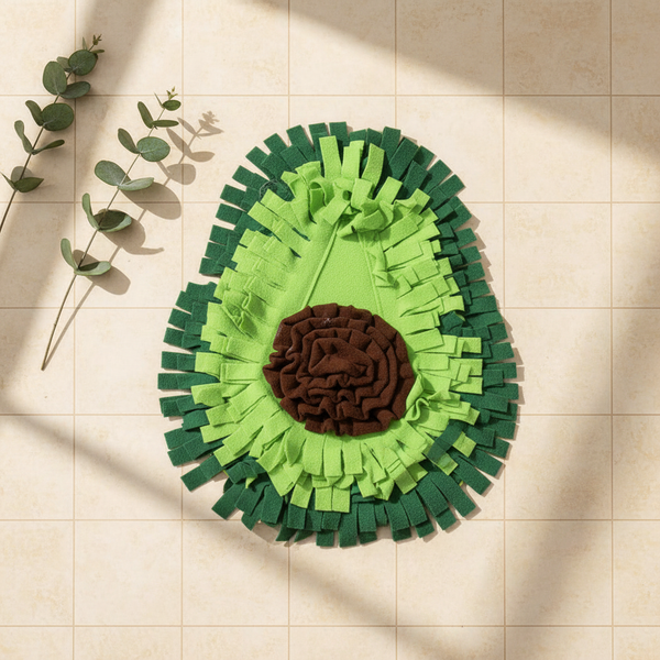 Avocado Snuffle Mat — Foldable Dog Enrichment