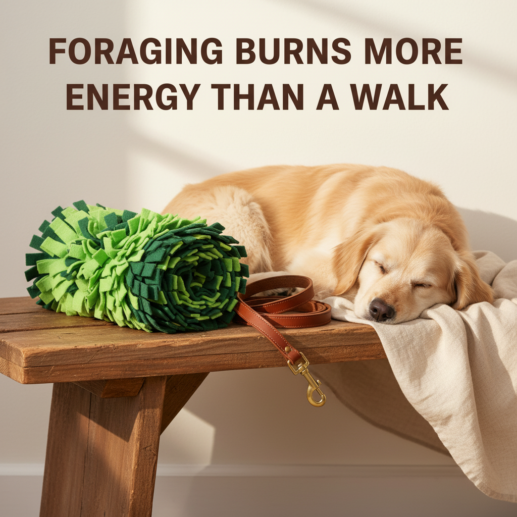 FORAGING BURNS MORE ENERGY THAN A WALK