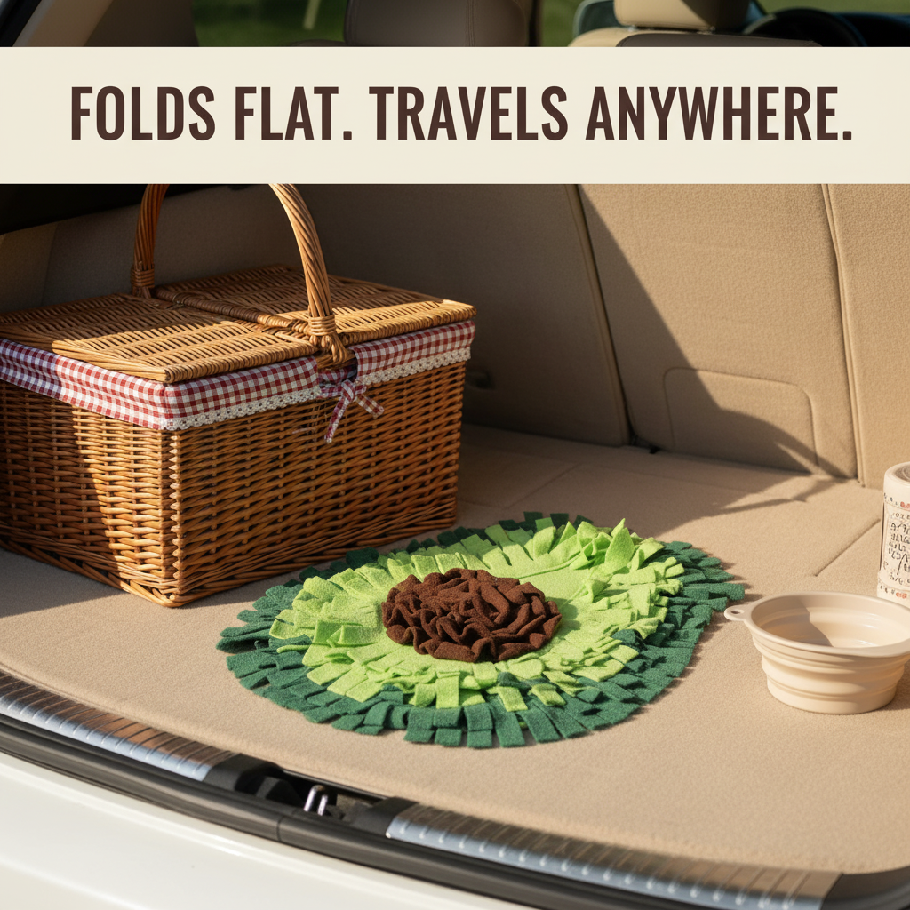 FOLDS FLAT. TRAVELS ANYWHERE.