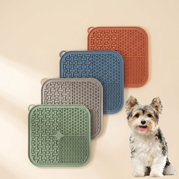 Lick Mat 4-Pack — Multi-Texture Enrichment for Dogs
