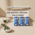 SIX REFILL HEADS INCLUDED