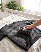 Fabric shaver reviving a bobbled jumper