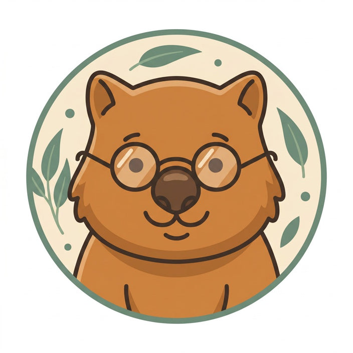 Illustrated wombat mascot avatar for Margaret K.'s review